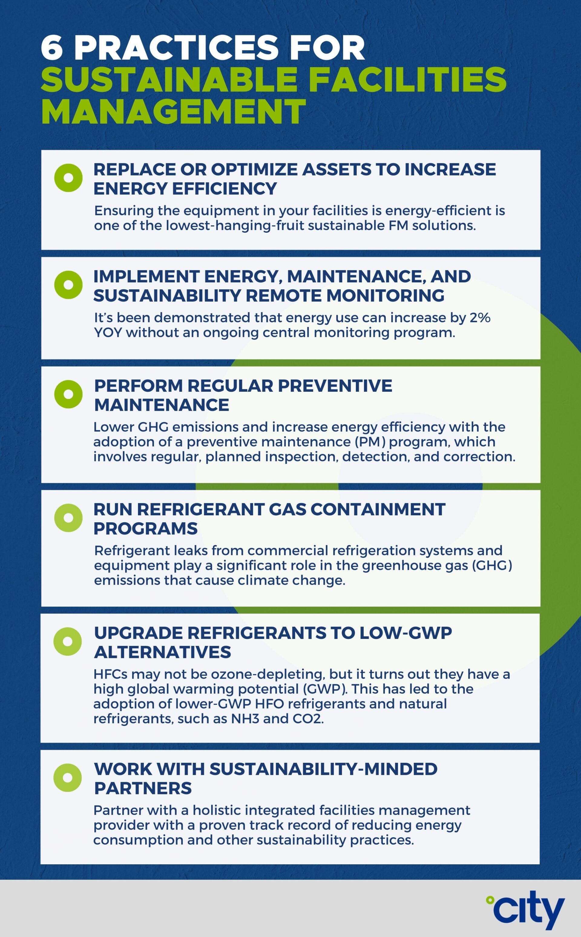 6 Practices For Sustainable Facilities Management - City Web